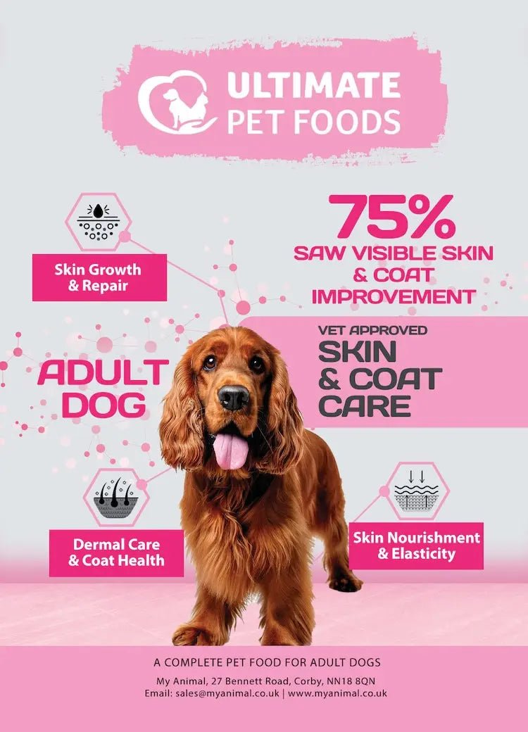 Ultimate+ Adult Dog Food for Advanced Skin and Coat Defence with Added Peptide+ Ultimate
