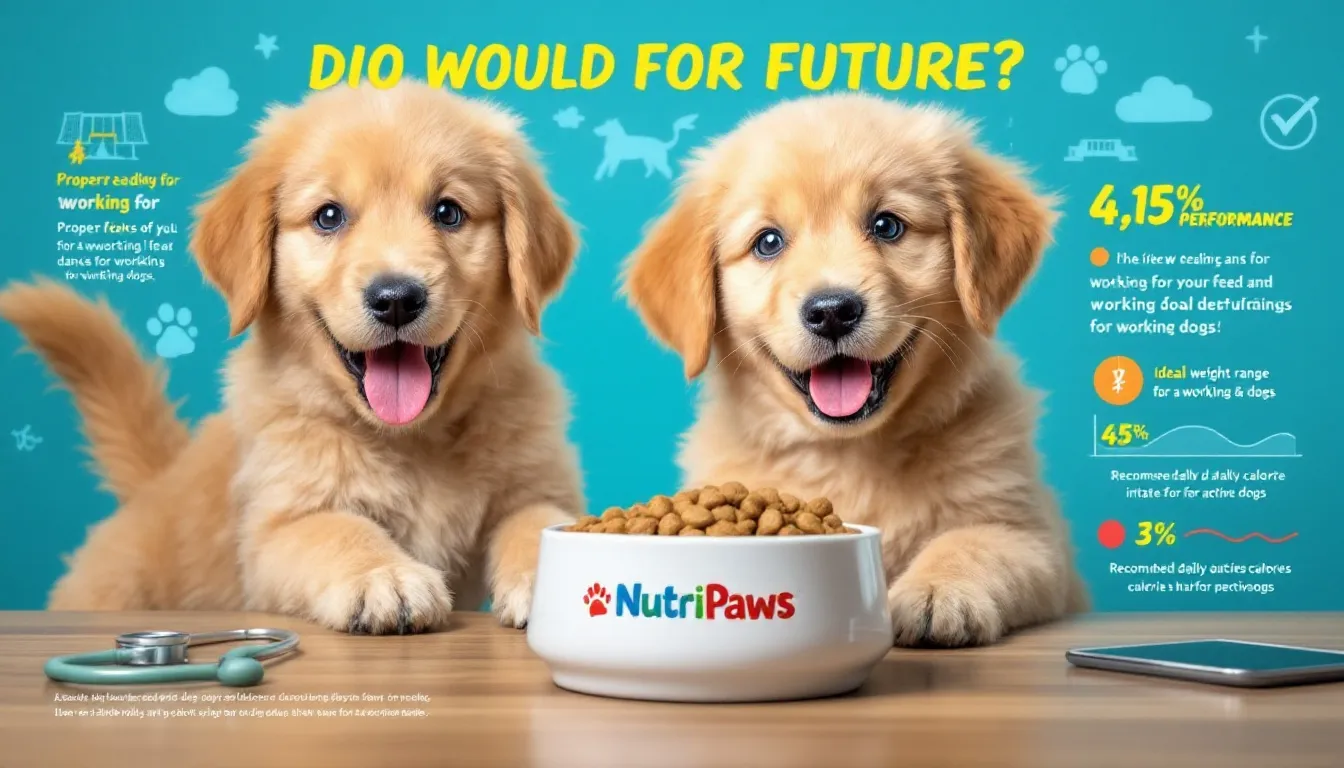 A puppy eating from a bowl, representing the importance of proper feeding for future performance.