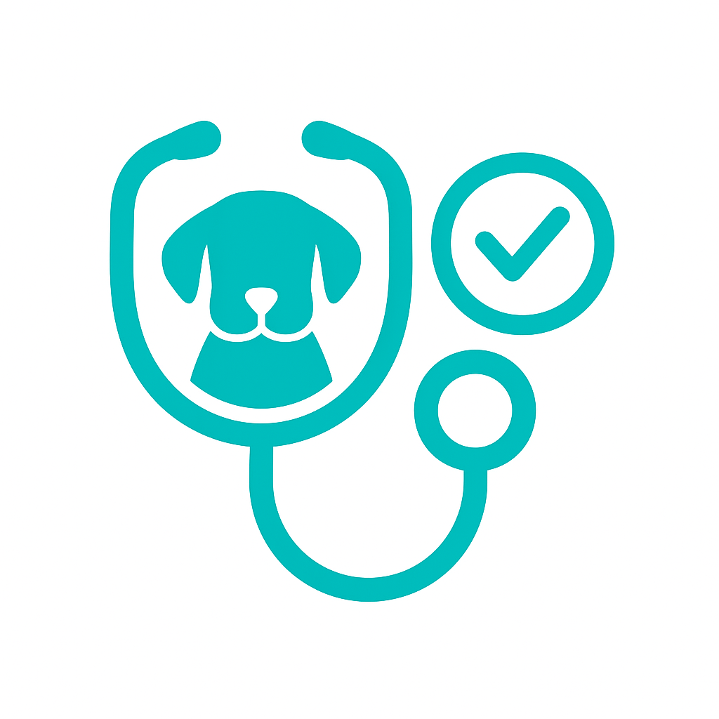 Vet approved grain free dog food icon — healthy, balanced nutrition for all breeds, formulated by experts with freshly prepared meat or fish and natural ingredients and Prebiotic's.